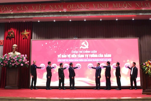 Hà Nội phát động Cuộc thi chính luận bảo vệ nền tảng tư tưởng của Đảng