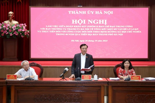 Bí thư Thành ủy Hà Nội: Phải thể chế hóa thật rõ về bảo vệ cán bộ dám nghĩ, dám làm