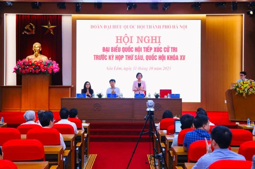 Cử tri Hà Nội kiến nghị xây cầu Giang Biên, cầu Ngọc Hồi và cầu Mễ Sở…