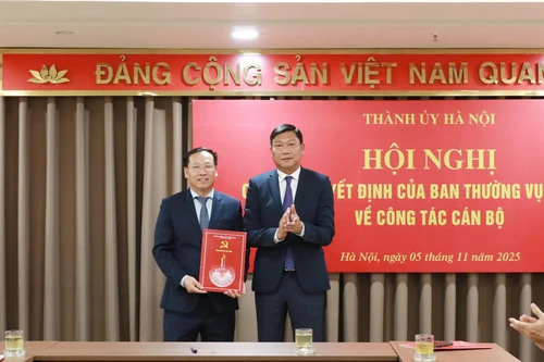 Ông Phùng Xuân Dương làm Phó Trưởng ban Nội chính Thành ủy Hà Nội
