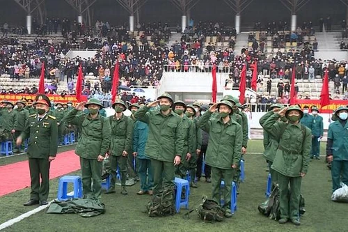 Hôm nay (26-2), gần 4.500 thanh niên ưu tú Thủ đô lên đường nhập ngũ