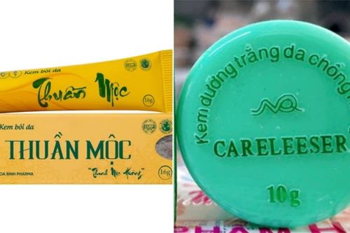 Hà Nội: Đình chỉ lưu hành hai loại kem dưỡng da Careleeser và Thuần Mộc