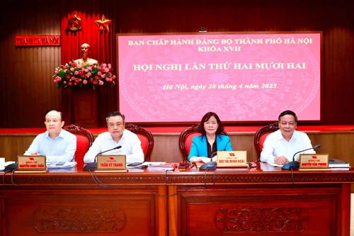 Thành ủy Hà Nội họp xem xét phương án sắp xếp còn 126 xã, phường