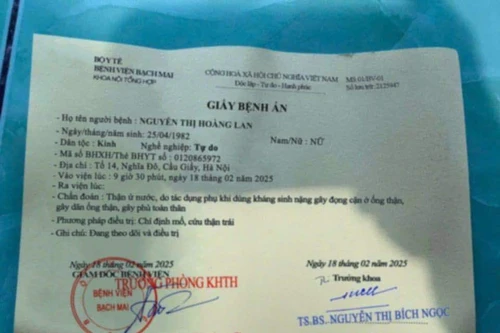 Giả mạo giấy tờ, bệnh án có con dấu giả của Bệnh viện Bạch Mai để kêu gọi từ thiện