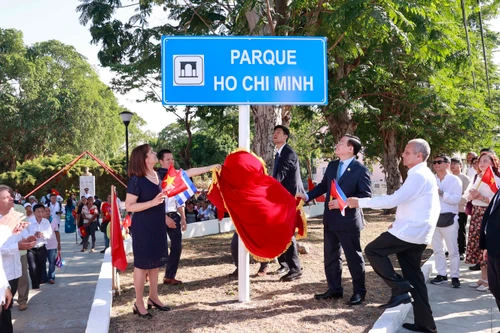Cuba đổi tên một công viên ở Thủ đô La Habana thành Công viên Hồ Chí Minh