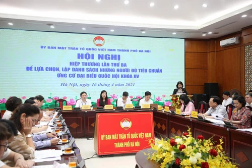 Hà Nội sẽ có 12 đại biểu Quốc hội do Trung ương giới thiệu