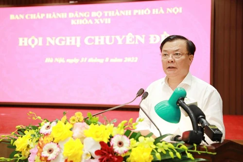Bí thư Thành ủy Hà Nội đề nghị xử lý trách nhiệm người đứng đầu địa phương, đơn vị giải ngân thấp