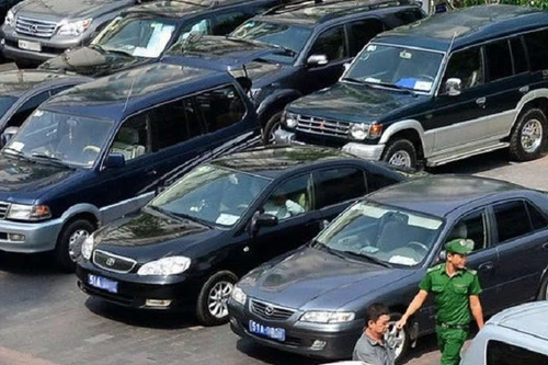 Bộ trưởng, Bí thư Tỉnh ủy... được sử dụng xe công với giá mua tối đa 1,55 tỷ đồng 