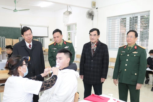 Sở Y tế Hà Nội kiểm tra công tác khám tuyển nghĩa vụ quân sự, yêu cầu không để xảy ra tiêu cực