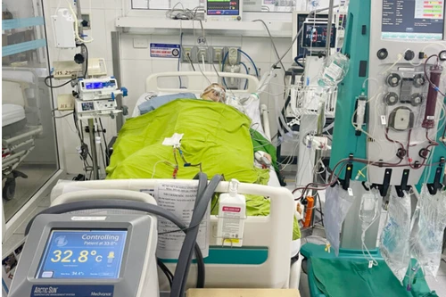 Câu cá dưới đường dây cao thế, người đàn ông bị điện giật nguy kịch