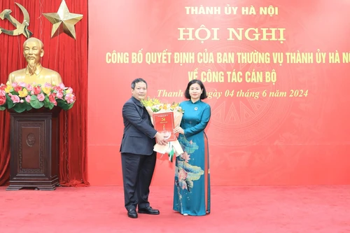 Ông Nguyễn Tiến Cường giữ chức Bí thư Huyện ủy Thanh Trì
