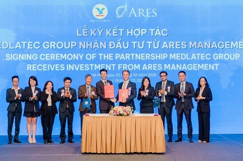 Hệ thống y tế MEDLATEC nhận được đầu tư lớn từ tập đoàn quản lý đầu tư hàng đầu thế giới