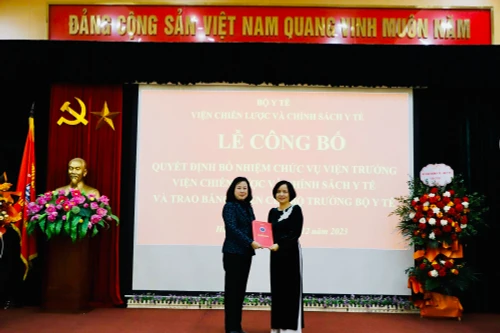 Bộ Y tế bổ nhiệm tân Viện trưởng Viện Chiến lược và Chính sách y tế