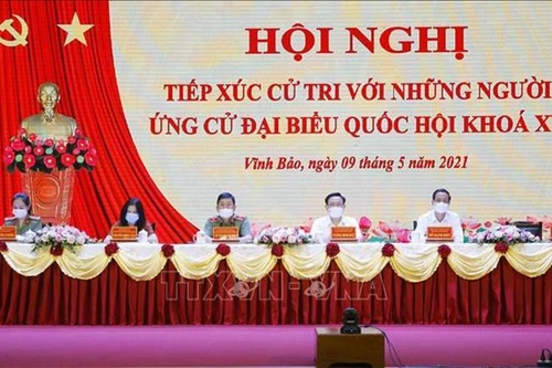 Chủ tịch Quốc hội Vương Đình Huệ: Hứa sẽ sát cánh, đồng hành với cử tri và nhân dân
