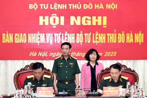 Thiếu tướng Đào Văn Nhận giữ chức Tư lệnh Bộ Tư lệnh Thủ đô Hà Nội