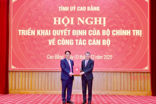 Đồng chí Phan Thăng An giữ chức vụ Bí thư Tỉnh ủy Cao Bằng