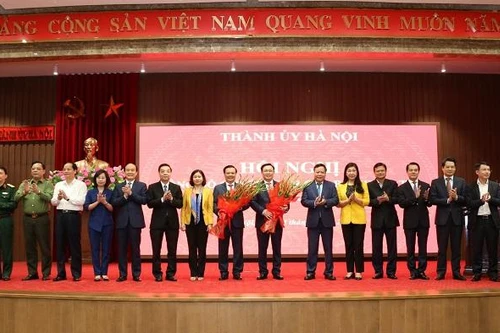 Tân Bí thư Thành ủy Hà Nội Đinh Tiến Dũng: Xin hứa sẽ nỗ lực hết mình, nêu cao tiên phong, gương mẫu