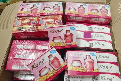 Thu hồi hai loại mỹ phẩm Whitening Cream Koné và Yaskin-J không đạt chất lượng
