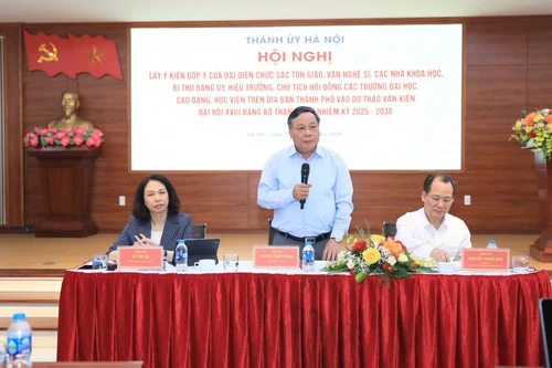 Văn kiện Đại hội XVIII Đảng bộ Hà Nội: Xây dựng Thủ đô văn minh, hiện đại, nhân dân hạnh phúc