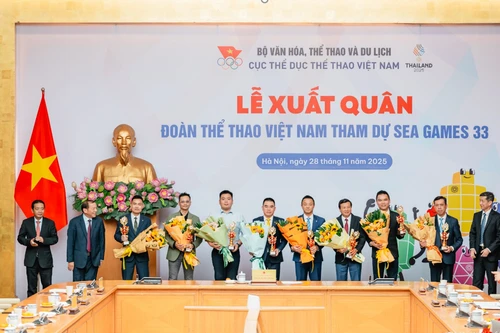 Herbalife Việt Nam đồng hành cùng lễ xuất quân của Đoàn thể thao Việt Nam dự SEA Games 33