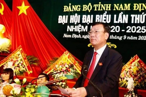 Ông Đoàn Hồng Phong tiếp tục được bầu làm Bí thư Tỉnh ủy Nam Định