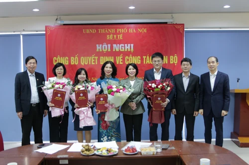 Sở Y tế Hà Nội điều động, bổ nhiệm cán bộ tại 4 đơn vị, bệnh viện