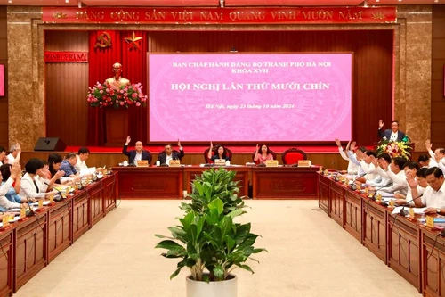 Thành ủy Hà Nội họp bổ sung quy chế làm việc, bầu thêm 1 ủy viên Ủy ban Kiểm tra