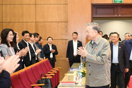 Tổng Bí thư Tô Lâm tiếp xúc cử tri Thủ đô Hà Nội