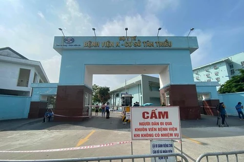 Bệnh viện K có ít nhất 10 ca dương tính với SARS-CoV-2 ở cơ sở Tân Triều