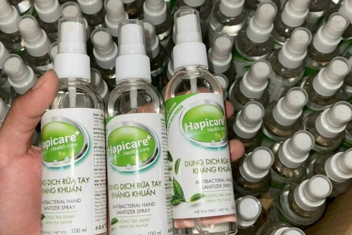 Thu hồi nước rửa tay kháng khuẩn Happicare+ do không đạt chất lượng
