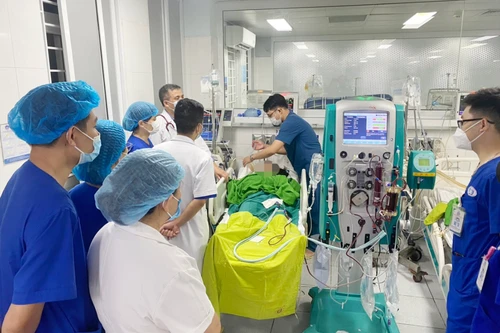 Kiểm tra bể chứa ngâm thực phẩm bỏ không lâu ngày, hai người bất tỉnh do ngạt khí