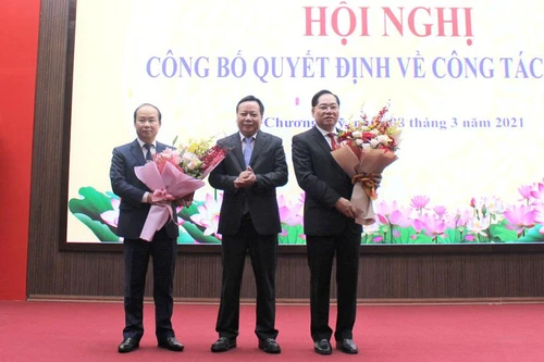 Phó Giám đốc Sở Nội vụ Nguyễn Đình Hoa được giới thiệu bầu làm Chủ tịch huyện Chương Mỹ