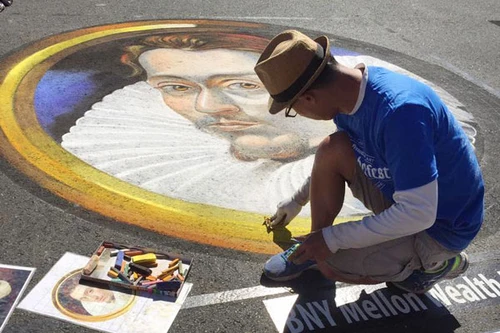 Dùng phấn vẽ trên đường, vẫn tạo ra những bức tranh cực đẹp