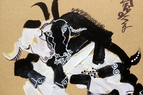 Lê Trí Dũng vẽ... dê