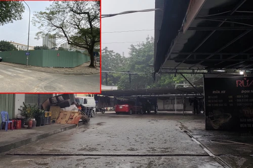 Giải tỏa nhà xưởng kinh doanh trái phép ở phường Yên Hòa