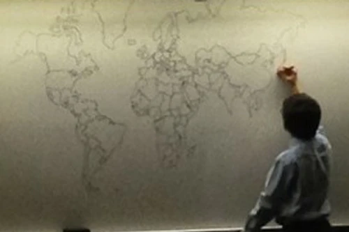 Vẽ bản đồ thế giới bằng trí nhớ