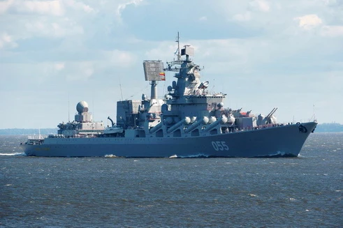 [ẢNH] Nga cấp tốc điều tuần dương hạm Nguyên soái Ustinov tới Syria sau khi hoàn thành nâng cấp