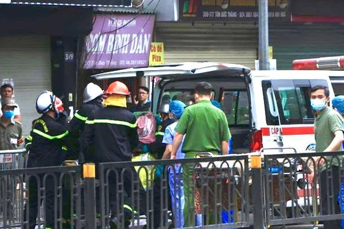 Thông tin chính thức vụ cháy làm 4 người tử vong tại phố Tôn Đức Thắng