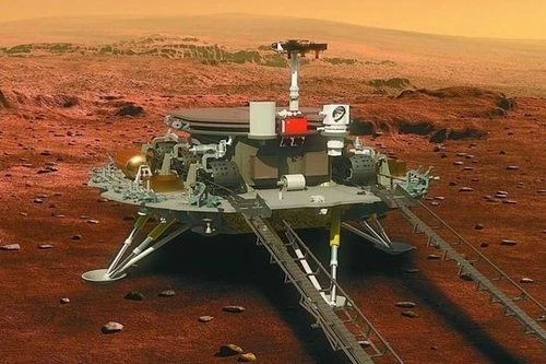 Tàu vũ trụ Trung Quốc hạ cánh thành công trên bề mặt sao Hỏa