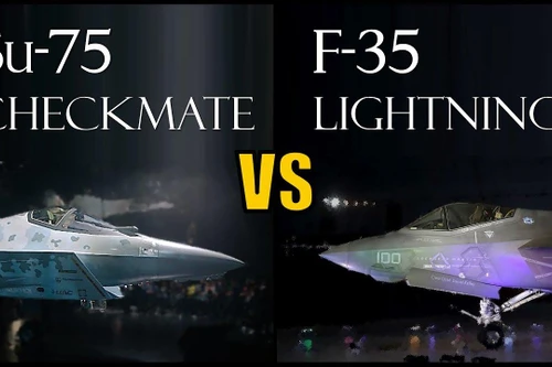 [ẢNH] Trận chiến giữa Su-75 Nga và F-35 Mỹ ‘sẽ không giống trong phim’