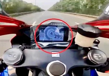 Đã xác định được tài xế điều khiển xe mô tô với vận tốc 299km/h
