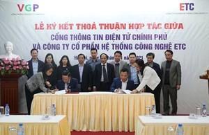 Cổng TTĐT Chính phủ ký kết thỏa thuận hợp tác với ETC