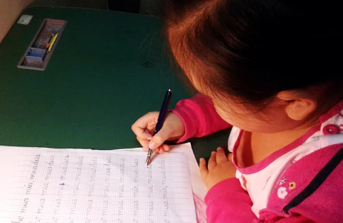 Phong trào luyện chữ đẹp: Lại bệnh thành tích? 