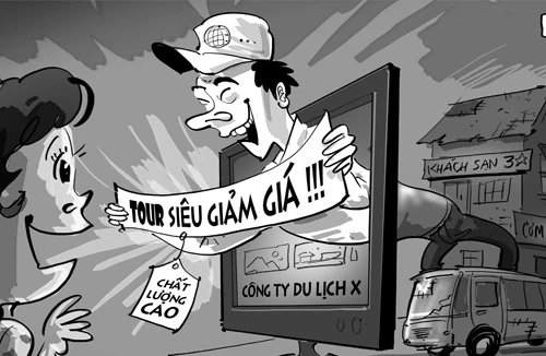 Cẩn thận sa bẫy tour “chụp giật” 