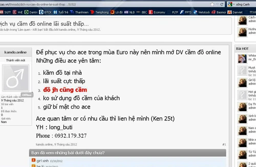 Khép góc những biến tướng từ dịch vụ cầm đồ