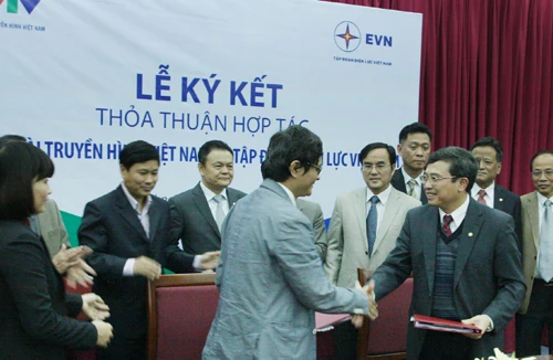 EVN là đối tác chiến lược của VTV 