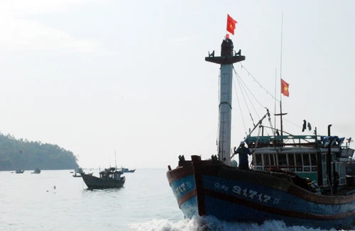 Kiểm ngư sát cánh cùng ngư dân