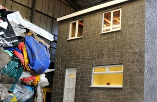 Biến rác thải thành nhà giá rẻ 