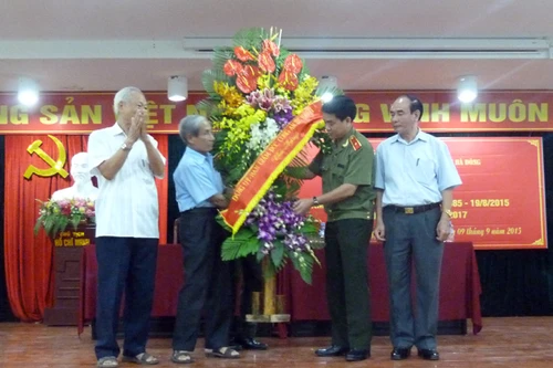 Ra mắt Ban chủ nhiệm mới CLB Công an hưu trí Hà Nội khu vực Hà Đông 