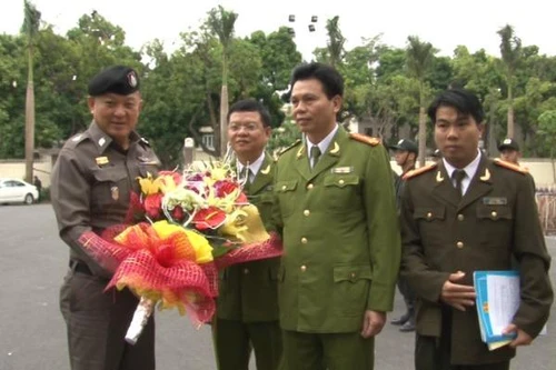 Cảnh sát Hoàng gia Thái Lan thăm và làm việc với một số đơn vị CATP Hà Nội